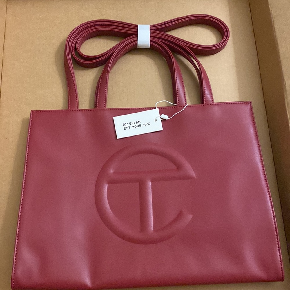 Telfar Oxblood Medium Bag